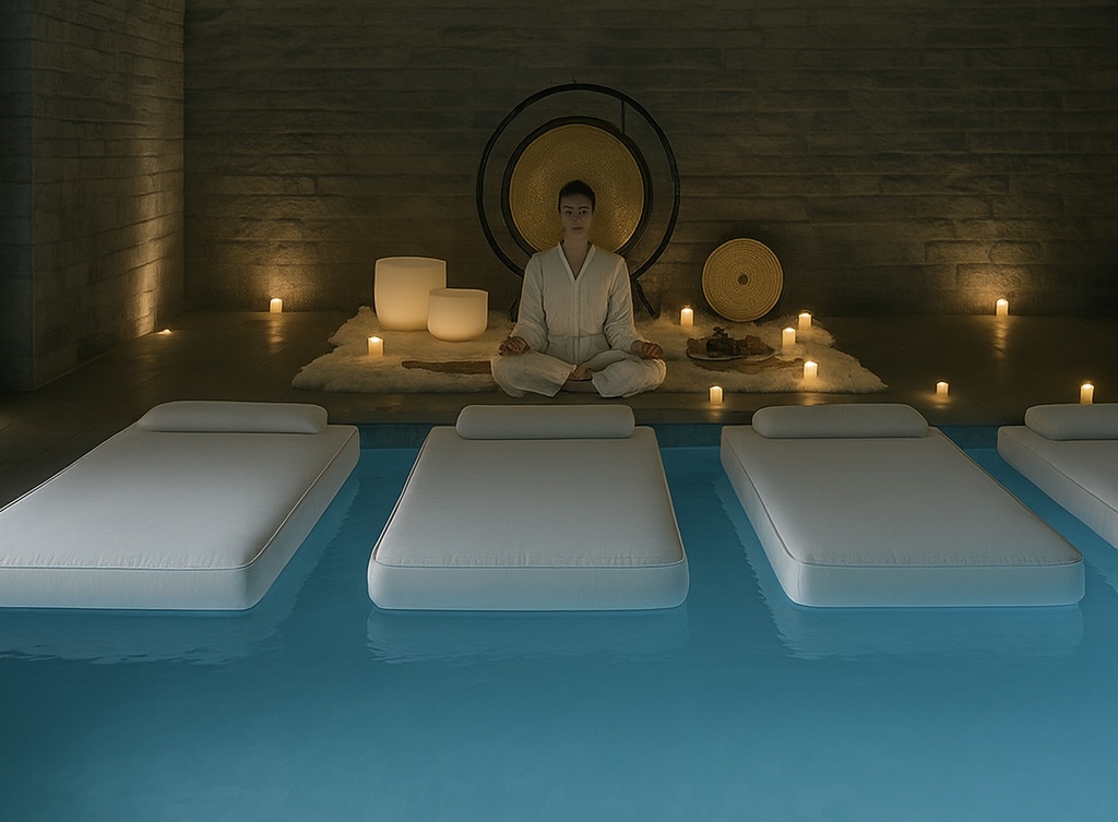 Séance de bain sonore & sonothérapie hydrophonique chez ORÉA France- relaxation, bien-être et vibrations sonores